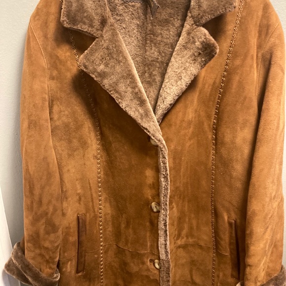 Bloomingdales Shearling Coat Size 14/16 FINAL DROP. - Picture 2 of 16